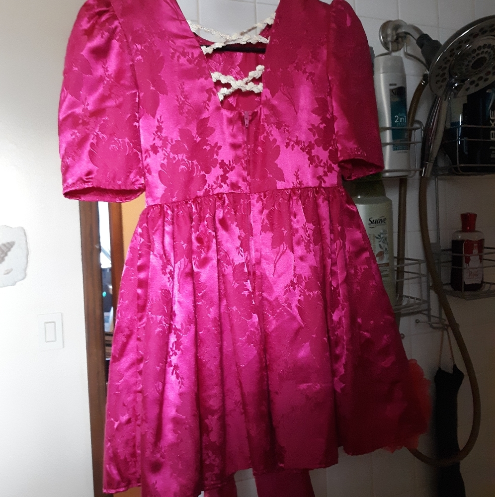 Fuchsia SIZE 9 Girl Dress - Picture 5 of 7